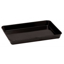 Plateau cuisine, melaminé noir, L 290 x P 160 x H 35 mm