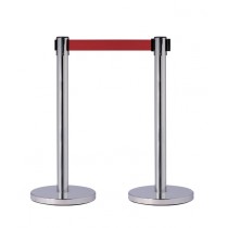 Poteau file d'attente inox, Ø 65 x H 940 mm