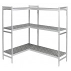 Clayette Polymère 5611 pour rayonnage FERMOSTOCK 5611 (maxi.90 kg / niveau), L 650 x P 460 mm