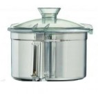 Cutter de table modèle R 5 V.V., monophasé 230V / 50 / 1, 1 vitesse, Capacité cuve 5,5 litres, L 226 x P 304 x H 460 mm