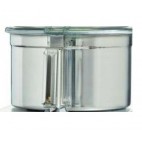 Cutter de table modèle R 6 V.V., triphasé 400V / 50 / 3, 2 vitesses, Capacité cuve 7 litres, L 280 x P 350 x H 520 mm