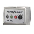 Cutter de table modèle R 6 V.V., triphasé 400V / 50 / 3, 2 vitesses, Capacité cuve 7 litres, L 280 x P 350 x H 520 mm