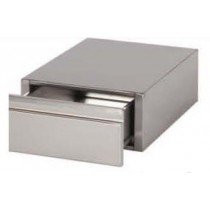 Bloc 1 tiroir sur glissières télescopiques GN1/1-100, 400X660X100  pour table de profondeur 700