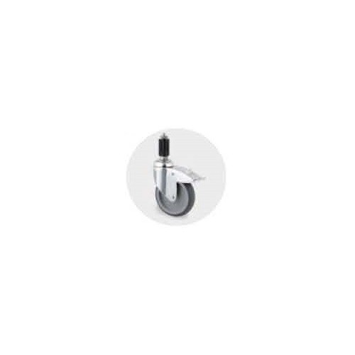 Plus-value pour roulettes ø 125 mm livrées avec la table chape inox (2 avec freins, 2 sans frein) Plus-value pour roulettes ø 125 mm livrées avec la table chape inox (2 avec freins, 2 sans frein)