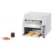 Toasteur convoyeur large, acier inoxydable , 2800 W