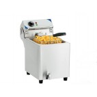Friteuse électrique avec vanne de vidange, 7 litres 