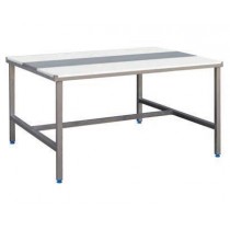 Table de découpe face à face avec alèse inox 1200 X 1800 X 850