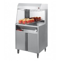 Poste de salage GM, en acier inoxydable