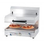 Salamandre à quartz avec plafond mobile GN1/1 en acier inoxydable 2900 W