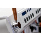 Machine a cafe professionnelle traditionnelle, CONTI Monte Carlo "WOOD&WHITE" 2 groupes