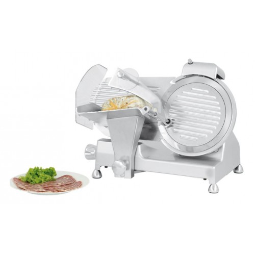 Trancheuse à jambon en aluminium anodisé Ø 250 mm 240 W Trancheuse à jambon en aluminium anodisé Ø 250 mm 240 W