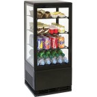 Mini vitrine réfrigérée positive 78 L, 160 W  