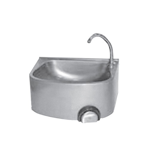 Lave main inox avec cuve semi-circulaire Lave main inox avec cuve semi-circulaire