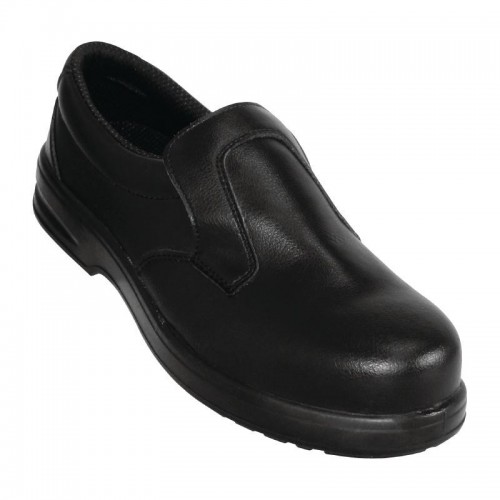Mocassin de sécurité cuisine Lites, en microfibre, couleur noir Mocassin de sécurité cuisine Lites, en microfibre, couleur noir