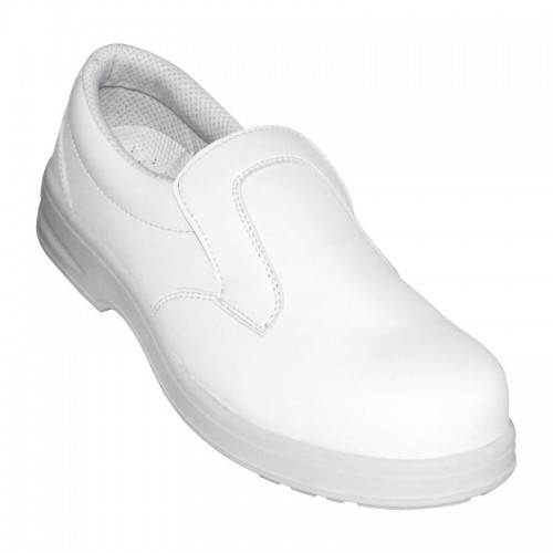 Mocassin de sécurité cuisine, couleur blanc Mocassin de sécurité cuisine, couleur blanc