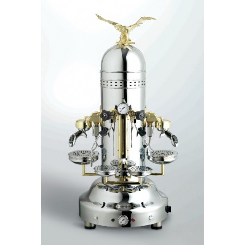 Machine à café espresso BEZZERA EAGLE DOME DE chromé - 2 Groupes Machine à café espresso BEZZERA EAGLE DOME DE chromé - 2 Groupes