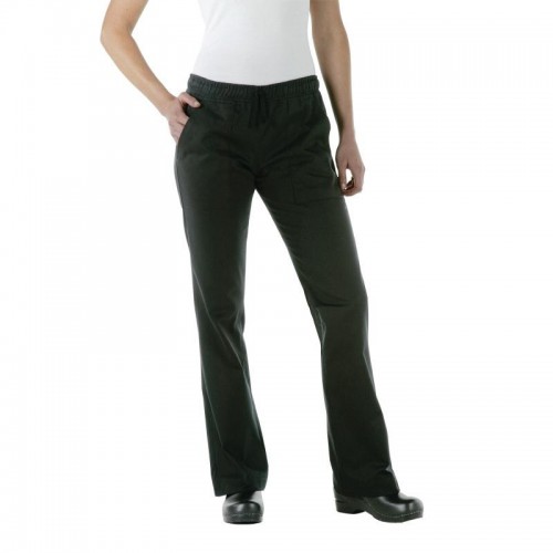 Pantalon de cuisinier femme Chef Works Executive, couleur noir Pantalon de cuisinier femme Chef Works Executive, couleur noir