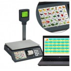 Balance commerciale, série M4, avec imprimante, M4-30PN, L 340 x P 375 x H 485 mm 