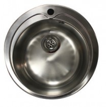 Bac à souder pour plonge, inox AISI 304, ø 448 x H-155 mm