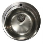 Bac à souder pour plonge, inox AISI 304, ø 448 x H-155 mm