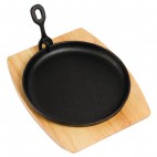 Plat rond en fonte Olympia, Ø 220 mm