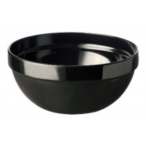 Bols ronds en mélamine noir aspect porcelaine 