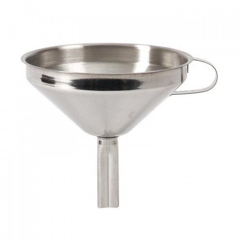 Entonnoir en acier inoxydable, avec passoire amovible, Ø 120mm Entonnoir en acier inoxydable, avec passoire amovible, Ø 120mm