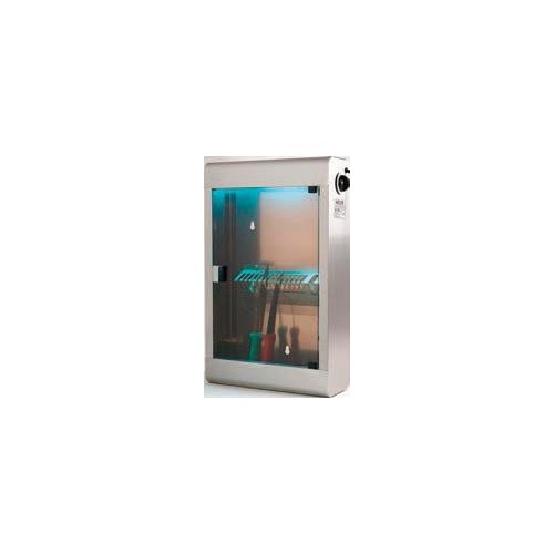 Armoire de stérilisation couteaux support panier 0,015 KW porte plexi profondeur 125 mm Armoire de stérilisation couteaux support panier 0,015 KW porte plexi profondeur 125 mm