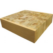 Dessus de billot bois, non réversible,L 1200 x P 600 x H 200 mm