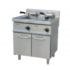 Friteuse électrique, 2 paniers, cuve avec angles arrondies, 2 x 20 L