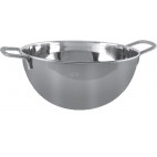 Bassine inox à anses fond rond Ø 360 mm 12 L