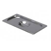 Couvercle standard bac gastronorme, avec poignée, inox AISI 304, GN1/1