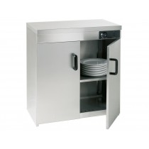 Armoire chauffe-assiettes 2 portes, L 750 x P 510 x H 855 mm