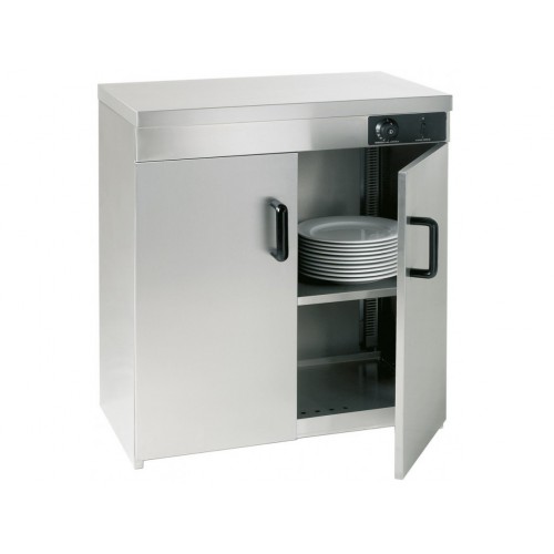 Armoire chauffe-assiettes 2 portes avec une puissance de 1,2 Kw Armoire chauffe-assiettes 2 portes avec une puissance de 1,2 Kw