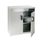 Armoire chauffe-assiettes 2 portes avec une puissance de 1,2 Kw