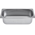 Bac à glace, 6,5 L, inox AISI 304, P 150 mm