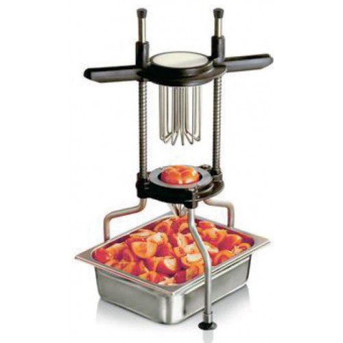 Coupe-tomates inox en 8 quartiers Coupe-tomates inox en 8 quartiers