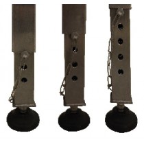 Jeux de 4 chandelles de rehausse pour tables 