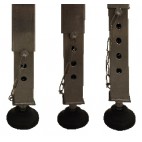 Jeux de 4 chandelles de rehausse pour tables 