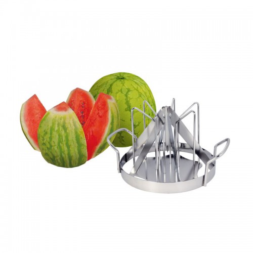 Coupe pastèque manuel inox, 6 sections Coupe pastèque manuel inox, 6 sections