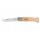 Couteau opinel à bout bord longueur lame 75 mm