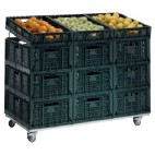 Présentoirs fruits et légumes, modèle FAST 2 et FAST 3