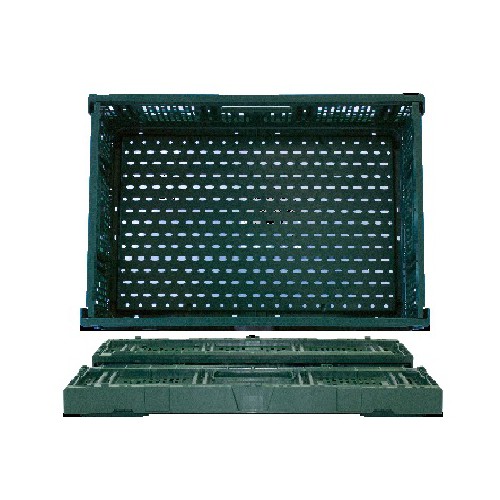 Cagette verte pliable couleur verte capacité 23 L Cagette verte pliable couleur verte capacité 23 L