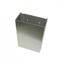 Support mural pour calots, en inox, L 300 x P 95 x H 200 mm