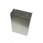 Support mural pour calots, en inox, L 300 x P 95 x H 200 mm