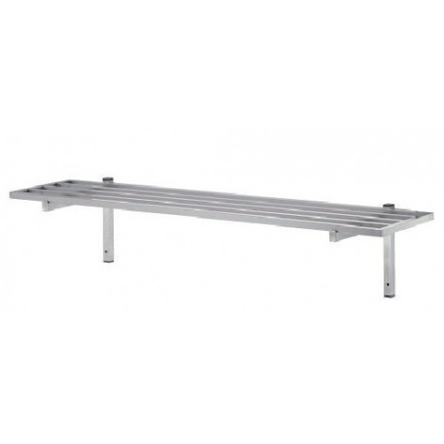 Étagère professionnelle murales fixes en inox P 400 mm Étagère professionnelle murales fixes en inox P 400 mm