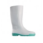 Paire de bottes professionnelle en PVC avec embout en acier blanche
