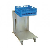 Chariot à niveaux constant pour casiers vaisselle , inox , L 550 x P 650 x H 900 mm