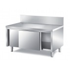 Meuble porte coulissante dessus polyéthylène central prof 600 mm