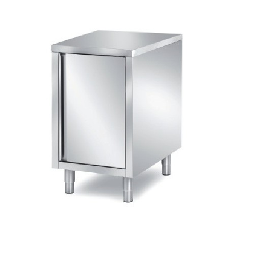 Meuble bas 1 porte battante doublée central avec dosseret L 600 x P 700 x H 850 mm Meuble bas 1 porte battante doublée central avec dosseret L 600 x P 700 x H 850 mm